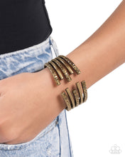 Load image into Gallery viewer, Paparazzi Accessories - Working Wraparound - Brass
