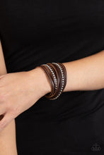 Load image into Gallery viewer, Paparazzi Accessories - Studded Sensation - Brown
