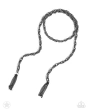 Load image into Gallery viewer, Paparazzi Accessories - SCARFed for Attention - Gunmetal
