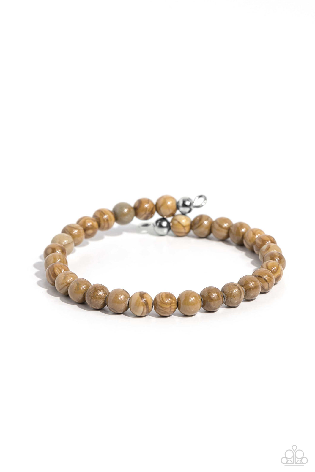 Paparazzi Accessories - Sinuous Stones - Brown