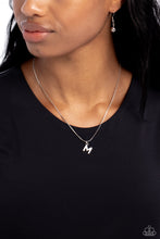 Load image into Gallery viewer, Paparazzi Accessories - Seize the Initial - Silver - M
