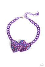 Load image into Gallery viewer, Paparazzi Accessories - Lovestruck Lineup - Purple
