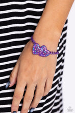Load image into Gallery viewer, Paparazzi Accessories - Lovestruck Lineup - Purple
