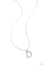Load image into Gallery viewer, Paparazzi Accessories - Letter of the Law - White - D
