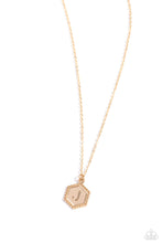 Load image into Gallery viewer, Paparazzi Accessories - Emblematic Elegance - Gold - J
