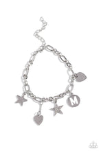 Load image into Gallery viewer, Paparazzi Accessories - Legacy Letters - White - M
