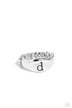 Load image into Gallery viewer, Paparazzi Accessories - Monogram Memento - Silver - D
