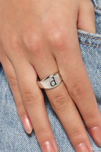 Load image into Gallery viewer, Paparazzi Accessories - Monogram Memento - Silver - D
