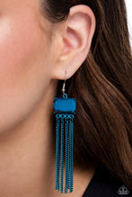 Load image into Gallery viewer, Paparazzi Accessories - Dreaming Of TASSELS - Blue
