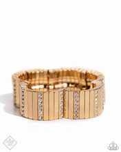 Load image into Gallery viewer, Paparazzi Accessories - Linear Legend - Gold
