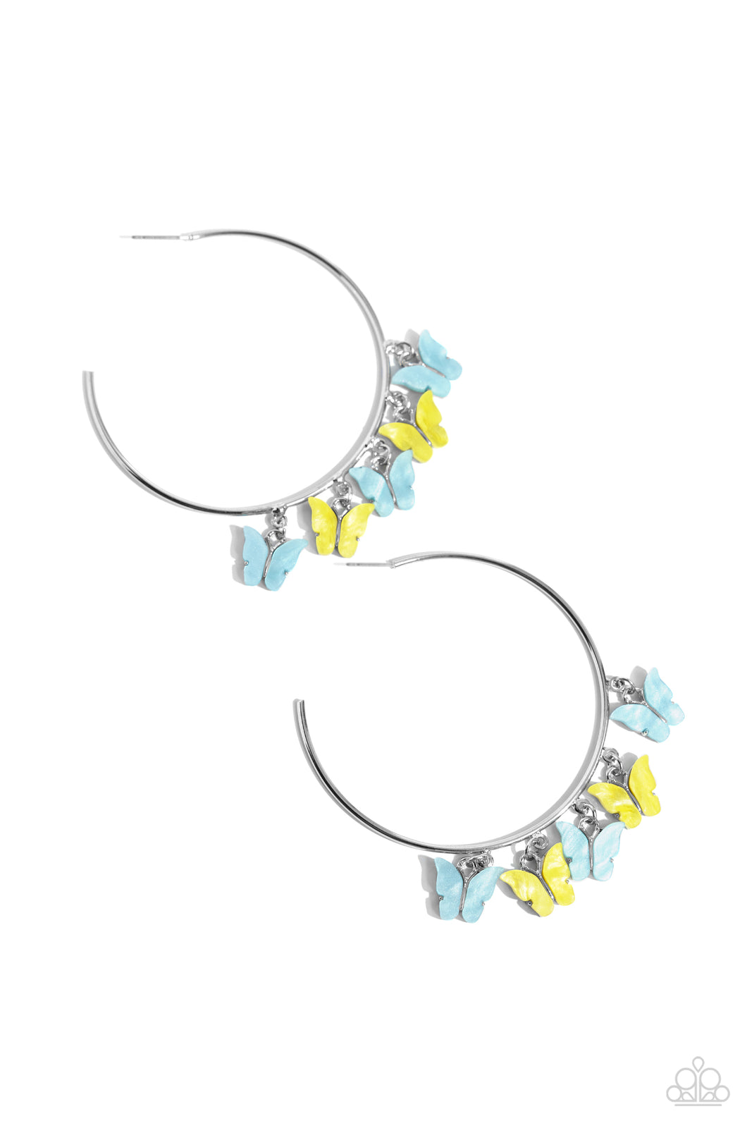 Paparazzi Accessories - Bemusing Butterflies - Blue