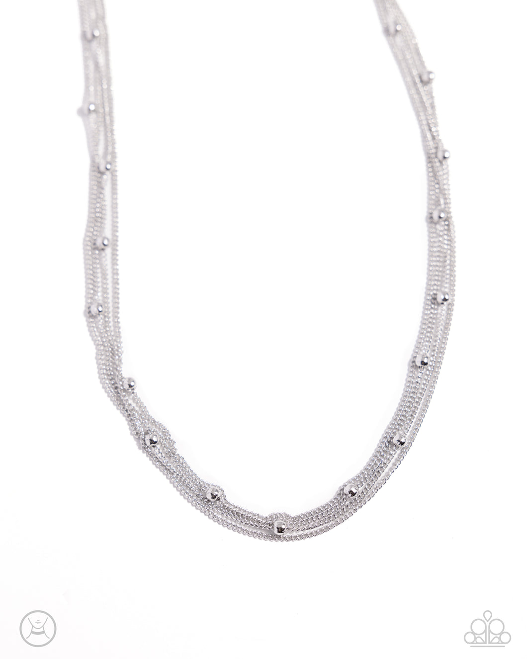 Paparazzi Accessories - Satellite Strands - Silver