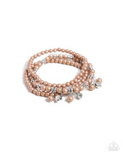Load image into Gallery viewer, Paparazzi Accessories - Sumptuous Stack - Brown
