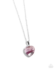 Load image into Gallery viewer, Paparazzi Accessories - HEART Exhibition - Purple
