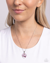 Load image into Gallery viewer, Paparazzi Accessories - HEART Exhibition - Purple
