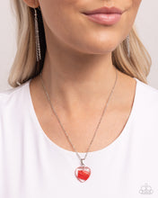 Load image into Gallery viewer, Paparazzi Accessories - HEART Exhibition - Red
