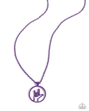 Load image into Gallery viewer, Paparazzi Accessories - Abstract ASL - Purple
