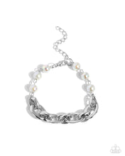 Load image into Gallery viewer, Paparazzi Accessories - Pearl Pairing - Silver
