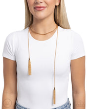 Load image into Gallery viewer, Paparazzi Accessories - Tassel Theme - Gold

