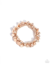 Load image into Gallery viewer, Paparazzi Accessories - Bauble Beginning - Rose Gold

