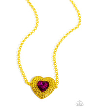 Load image into Gallery viewer, Paparazzi Accessories - Locket Leisure - Yellow

