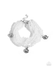 Load image into Gallery viewer, Paparazzi Accessories - Swirling Shopaholic - White
