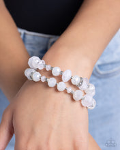 Load image into Gallery viewer, Paparazzi Accessories - Faceted Fairy Tale - White
