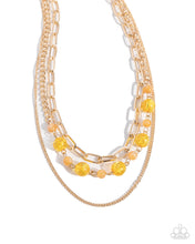 Load image into Gallery viewer, Paparazzi Accessories - Beaded Behavior - Yellow
