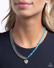 Load image into Gallery viewer, Paparazzi Accessories - Squared Sweetheart - Blue
