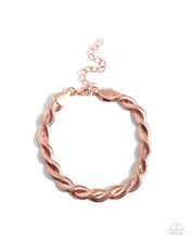 Load image into Gallery viewer, Paparazzi Accessories - Tasteful Twists - Copper
