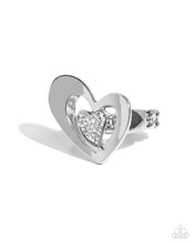 Load image into Gallery viewer, Paparazzi Accessories - Abstract Amor - White
