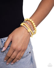 Load image into Gallery viewer, Paparazzi Accessories - Rosy Retrospection - Yellow
