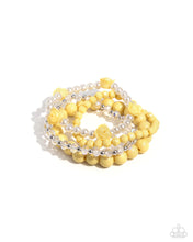 Load image into Gallery viewer, Paparazzi Accessories - Rosy Retrospection - Yellow
