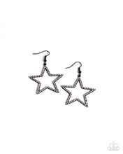 Load image into Gallery viewer, Paparazzi Accessories - Streamlined Stars - Black
