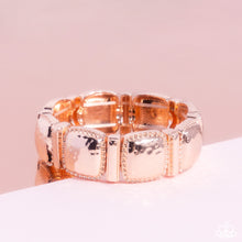 Load image into Gallery viewer, Paparazzi Accessories - Textured Tranquility - Rose Gold

