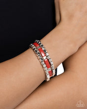 Load image into Gallery viewer, Paparazzi Accessories - Colorful Cadenza - Red
