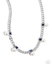 Load image into Gallery viewer, Paparazzi Accessories - Pearl Pedestal - Blue
