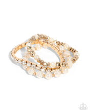 Load image into Gallery viewer, Paparazzi Accessories - Fair Florals - Gold
