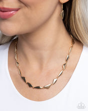 Load image into Gallery viewer, Paparazzi Accessories - Sharp Soliloquy - Gold
