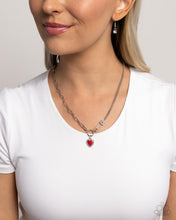 Load image into Gallery viewer, Paparazzi Accessories - Valuable Valor - Red
