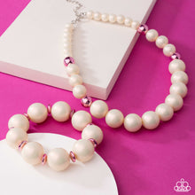 Load image into Gallery viewer, Paparazzi Accessories - Complete Look - Pearl Platoon - Pink
