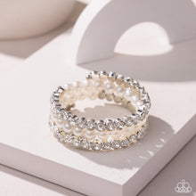 Load image into Gallery viewer, Paparazzi Accessories - Grandiose Glitz - White
