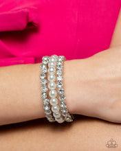 Load image into Gallery viewer, Paparazzi Accessories - Grandiose Glitz - White
