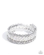 Load image into Gallery viewer, Paparazzi Accessories - Grandiose Glitz - White
