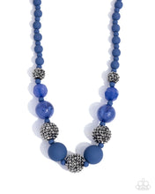 Load image into Gallery viewer, Paparazzi Accessories - Hematite Hallmark - Complete Look - Blue
