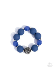 Load image into Gallery viewer, Paparazzi Accessories - Hematite Hallmark - Complete Look - Blue
