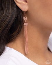Load image into Gallery viewer, Paparazzi Accessories - Smitten Sequence - Copper
