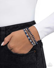 Load image into Gallery viewer, Paparazzi Accessories - Serendipitous Stack - Blue
