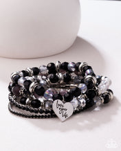Load image into Gallery viewer, Paparazzi Accessories - Optimistic Opulence - Black
