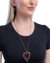 Load image into Gallery viewer, Paparazzi Accessories - Lets HEART At the Very Beginning - Copper
